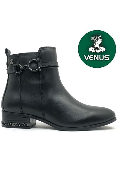 Venüs 2152711k Дамски кожени класически ботуши