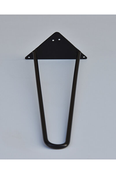 Tem Dekor 60 cm 4 adet firkete siyah metal ayak