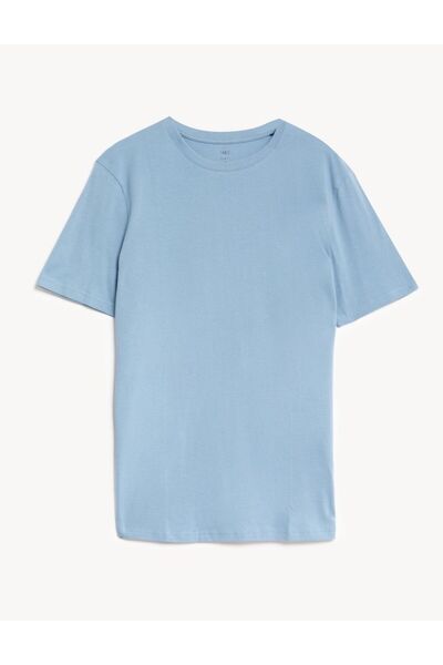 Marks & Spencer Saf Pamuklu Kısa Kollu T-shirt