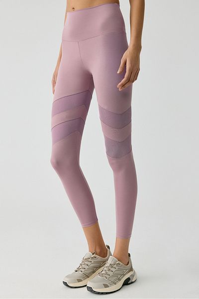 Urban Beat Larina Damen-Leggings aus Tüll in voller Länge in Dusty Rose