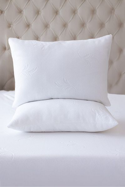 ÇIQRIK HOME 2 bucăți de perne din bambus rezistente la lichide 50x70 dimensiune standard
