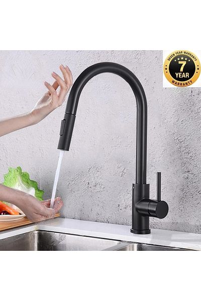 OEM New Imported Kitchen Sink Faucet with Black Spiral Fountain