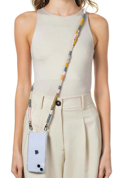 Happy-Nes Titan Askılı Şık Telefon Kılıfı Iphone 16 Pro Ile Uyumlu