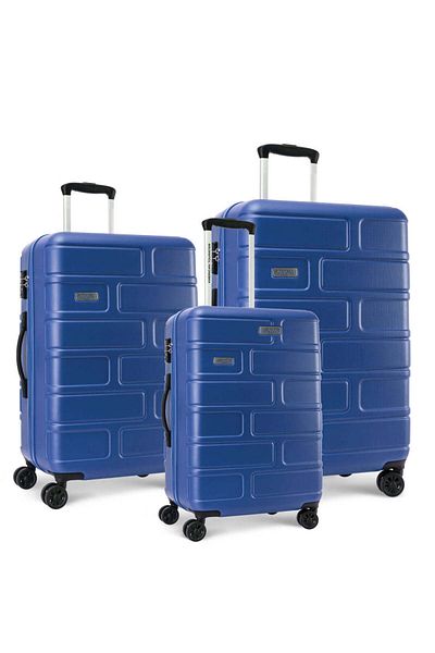 American Tourister BRICKLANE 3Pieces SET TSA BLUE-Hard Luggage