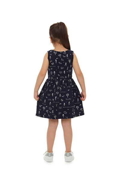 LOVETTI Αμάνικο φόρεμα με στάμπα για κορίτσια Botanic Love