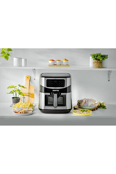 Geepas مقلاة هوائية رقمية - سعة 9.2 لتر مع رف | مزودة بتقنية VORTEX للقلي الهوائي