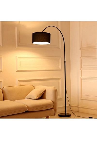 Primo Plus Floor Lamp for LED Stand Vintage Arc Pole Light with Warm Light Remote Control