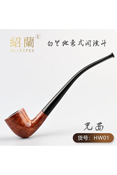 Falconetti Maun Ağacı El Yapımı Uzun Okuma Piposu Pipo rd32