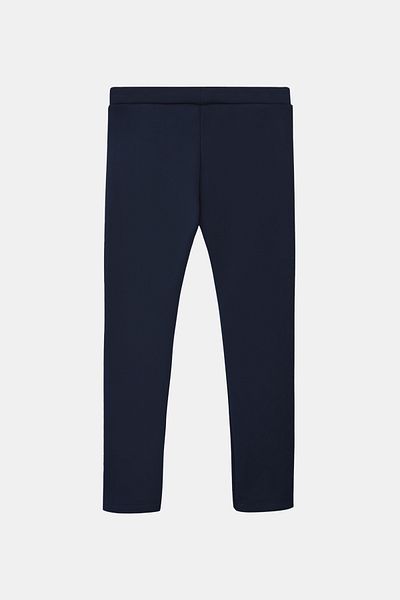 LOVETTI Dark Navy Blue Girl's Plush Inside Extra Thick Winter Leggings