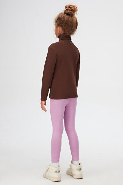 LOVETTI Κοριτσίστικο χειμωνιάτικο μακρυμάνικο μπλουζάκι - Καφέ