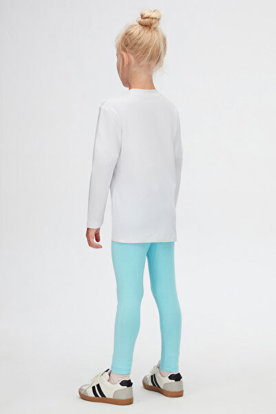 LOVETTI UniSex KidS White T-Shirt - Crew Neck, Long Sleeve