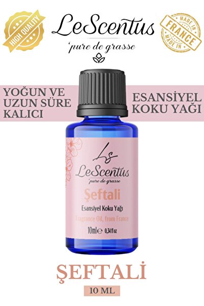 lescentus Şeftali Esansiyel Koku Yağı Buhurdanlık Yağı Difüzör Hobi Esansı Od...