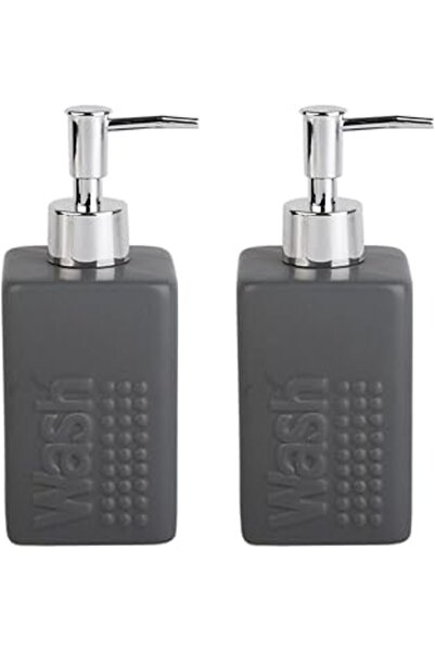 Genel Markalar Bosphorus Homi BANYO SETİ SERAMİK SIVI SABUNLUK 2 ADET KOYU BE...