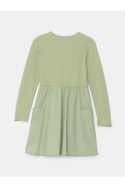 LC Waikiki Crew Neck Girl's Dress