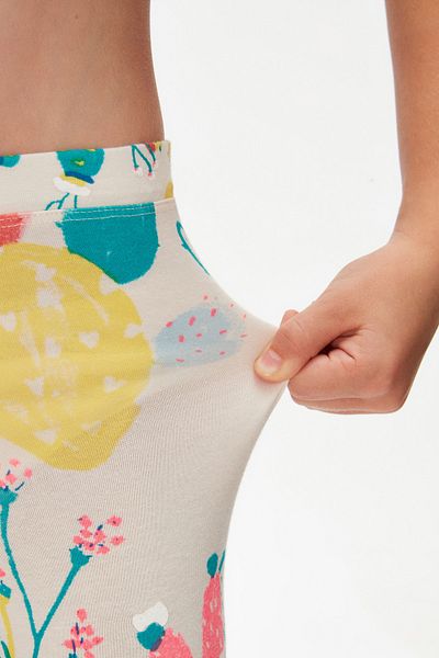 LOVETTI Girl's Patterned Spring Cactus Knee-length Tights Capri