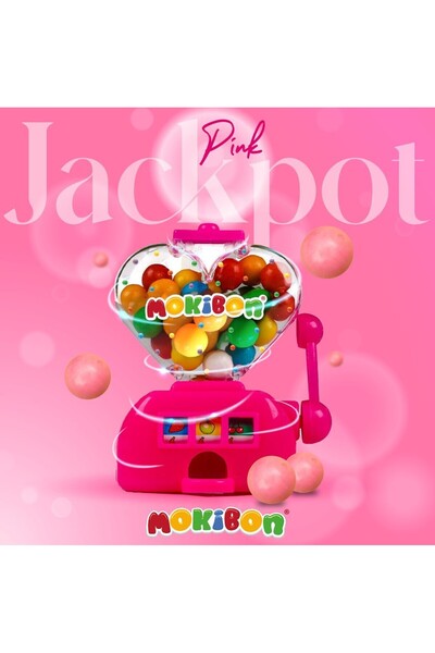 Konsev Mokibon Jackpot Sakız Makinası Pembe