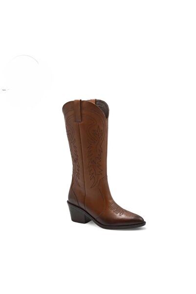 Venüs Venus 2454103 Western Leather Women's Boots with K Heel