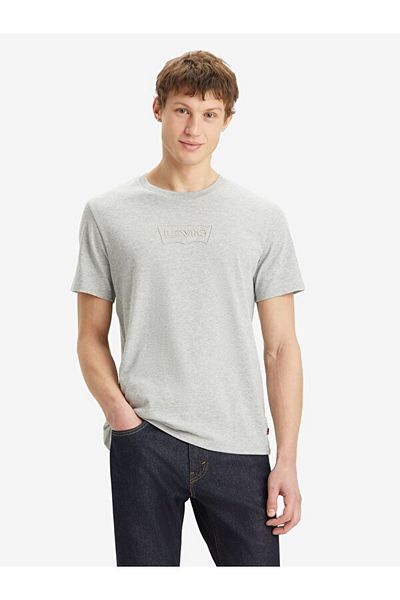 Levi's Ανδρικό γκρι γραφικό μπλουζάκι - A2823-0262