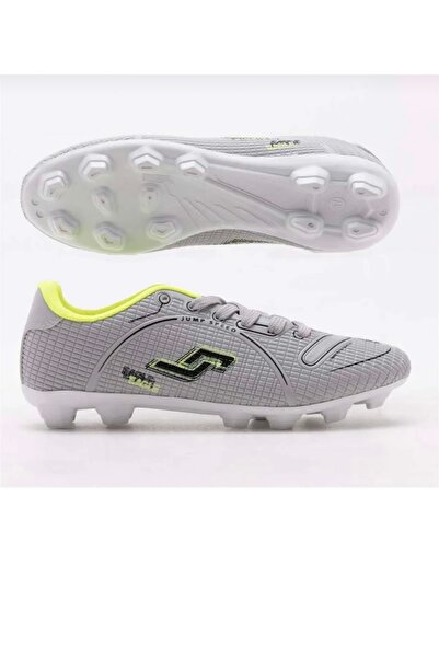 Jump 28223 Унісекс СІРИЙ Неоновий Жовтий Детальний Килимок для футбольного поля Футбольні бутси