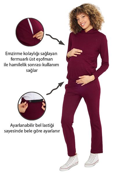 Luvmabelly - Myra8700 - Maternity and Breastfeeding Tracksuit