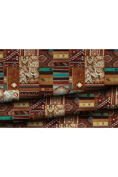 Burkan Kumaşçılık - Ethnic Pattern Digital Printed Fabric