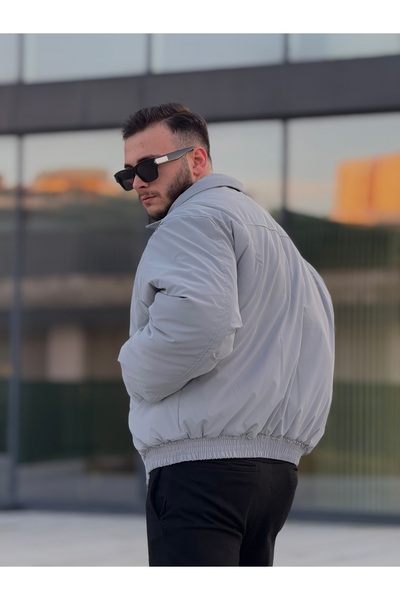 KINGAF ERKEK OVERSİZE DERİ MONT