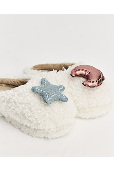 Chirpy Star - Παιδικές παντόφλες εσωτερικού χώρου με σχέδιο Star and Moon