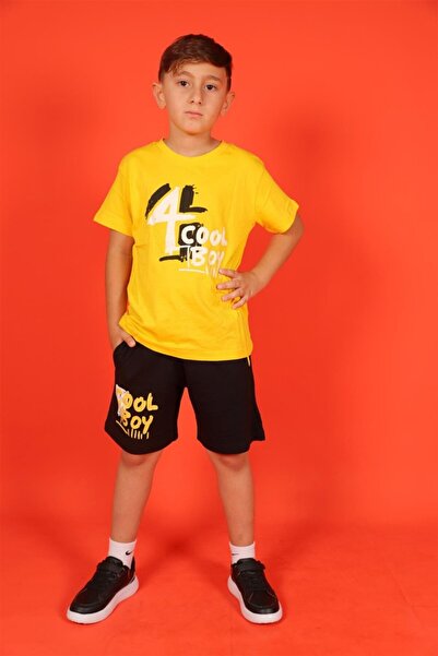 Marions 03-08 років Хлопчик Жовто-чорний комплект з шортами