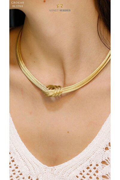 Ahmet Serbes Kuyumculuk İtalyan Hasır Düğüm Kolye