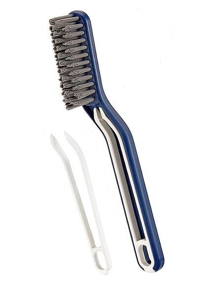 Fresh Moon Cleaning Brush Fine Detail with Tweezers Bathroom Intergrout Brush Tiles Kitchen Sink Cleaning Broom