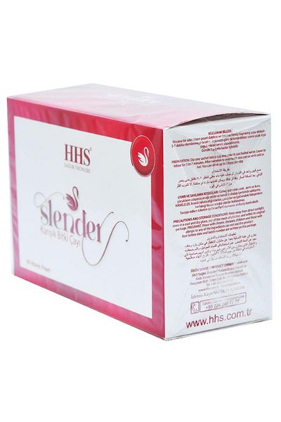 Hhs Slender Mixed Herbal Tea 60 Filtered Tea Bag 1.5gr X 60 Pieces