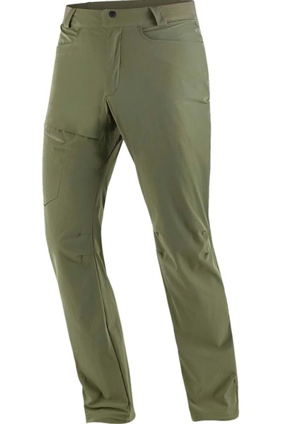 Salomon LC2106 Pantaloni de camping pentru bărbați Wayfarer KHAKI