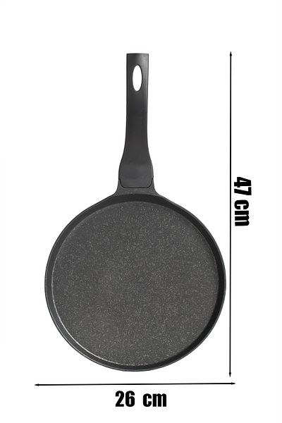 Lines Durable Round Casting Crepe Pan 26 cm