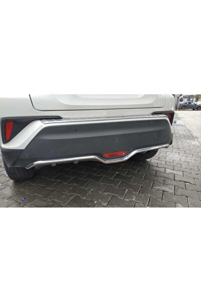 OLED GARAJ C-HR 2016-2019 IÇIN UYUMLU ARKA TAMPON ALT ÇITASI NIKELAJ