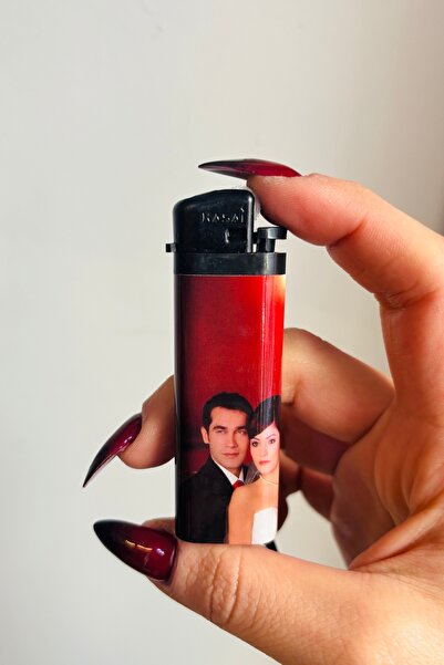 Namgo Şevket Ferhunde Kırmızı Kaplamalı Gazlı Çakmak