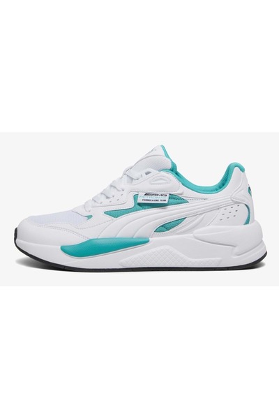 Puma سرعة مرسيدس X-Ray MAPF1 307136 -08 حذاء رياضي رجالي باللون الأبيض والأخضر