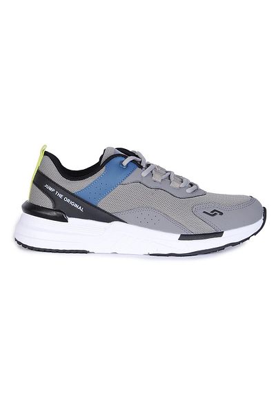 Jump 30607 Γκρι Μπλε Orthopedic Memory Foam Sneaker - Άνετα αθλητικά παπούτσια για περπάτημα