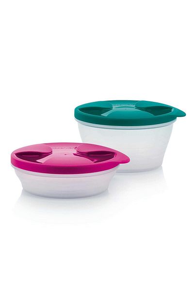 Tupperware 2 Duet Containers - 240 and 400 ml