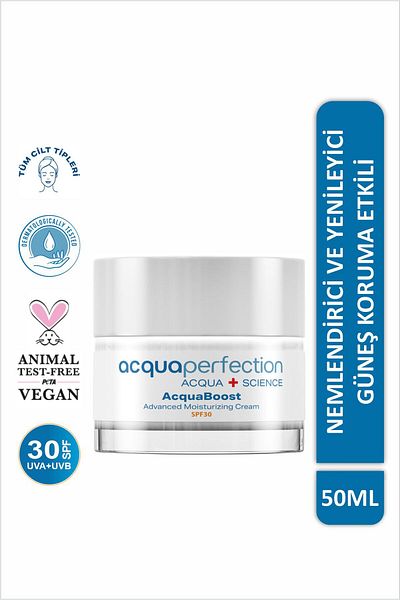 Acqua Perfection Acquaboost Intense Moisturizing & Uva-Uvb Protection Face Cream 50 ml