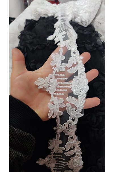 DUAYEN güpür fransız dantel bahçecik desen 1 metre