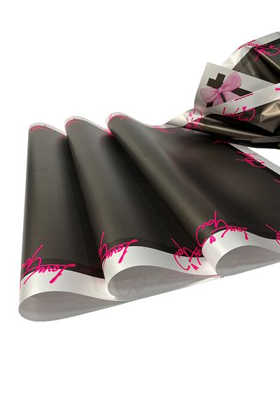 weloveis Ribbon Design Floral Bouquet - Mother of Pearl Paper, 55X55Cm, 10 Sheets