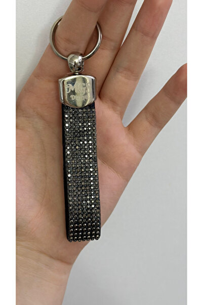 Mgs Breloc auto de culoare neagră cu piatră de design