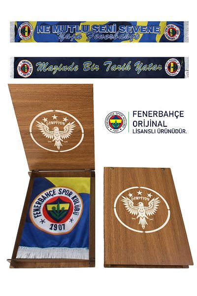 Fenerbahçe Ξύλινο κουτί - Η ιστορία είναι μια αυθεντική ζωντανή σαλιάρα με δώρο