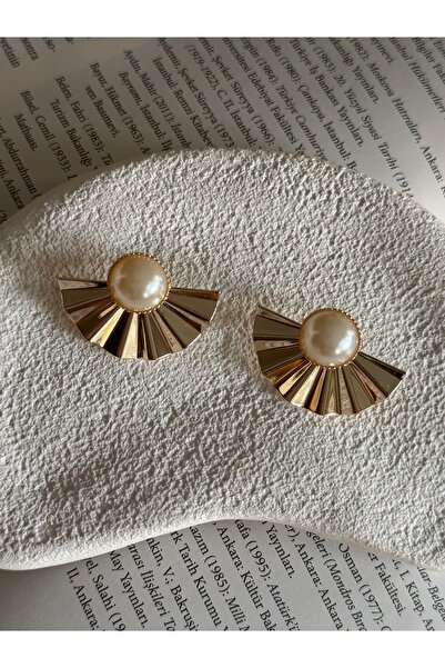 Rossetto Atelier أقراط مروحة اللؤلؤ