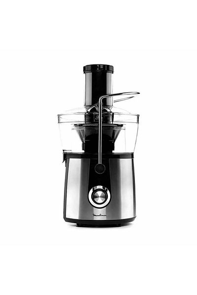 Moulinex Juicer Easy Fruit 800 W, 2 Speed, Capacity 1.25 Ltrs, Silver/Black