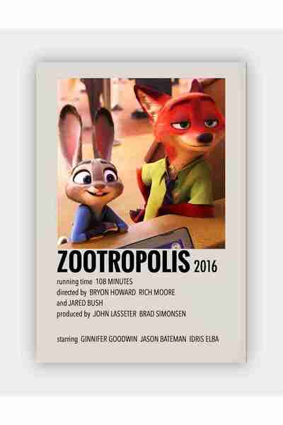 Sticksy Afiş ZootropolisFilm Kağıt Poster - Çerçevesiz