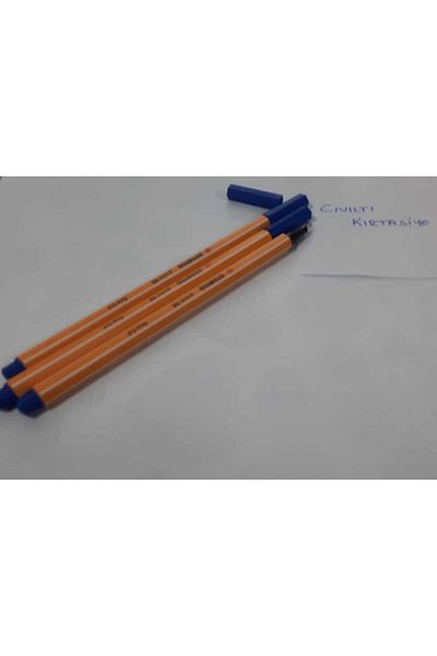Stabilo Blue Stable Felt Tip Pen - 3 Pieces