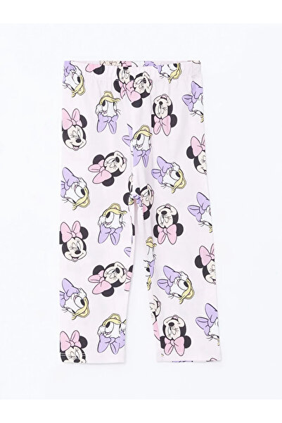 LC Waikiki LCW baby Pembe Polo Yaka Uzun Kollu Minnie Mouse Baskılı Kız Bebek Pijama Takım İMREX GLOBAL