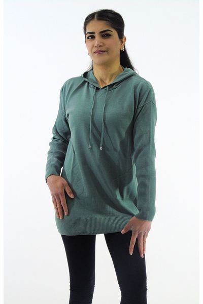 Tuğra Hooded Knitwear Sweater