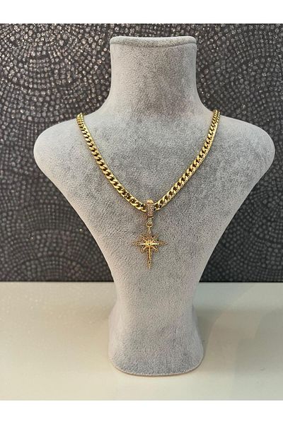 Asteria Jewelry Çağla Şikel Ema Model Pole Star Charm Necklace